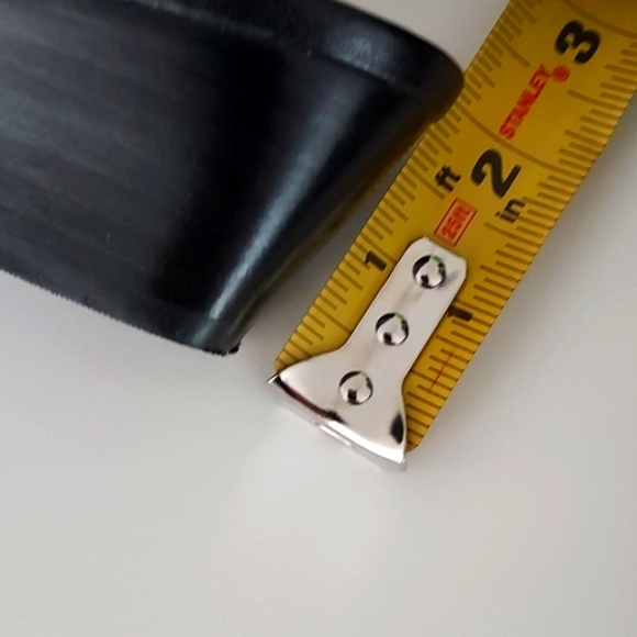 Bella-Vita Black Strappy Suede Heels With Side Zippers Size 7M NWOT - Picture 2 of 11